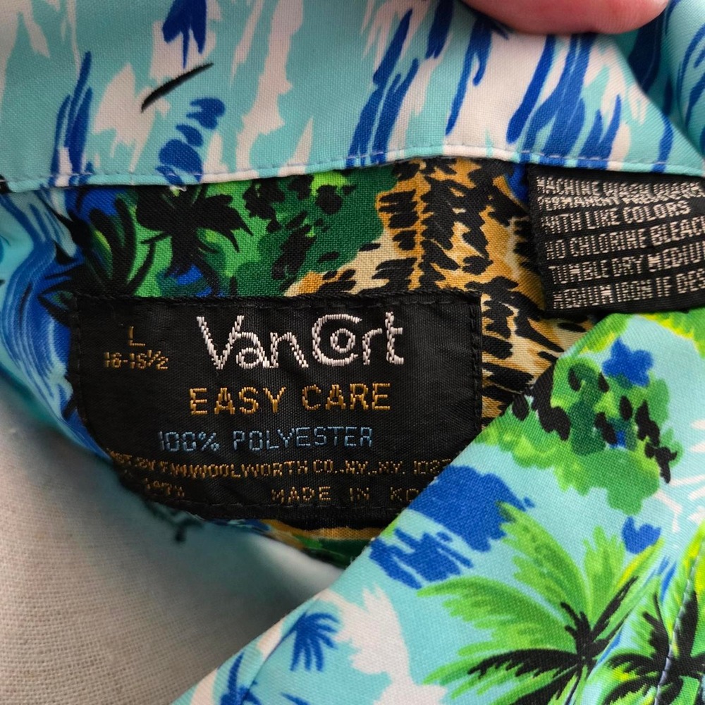 Hawaiian Vintage 80s/90s Van Cort Shirt - Picture 3 of 4